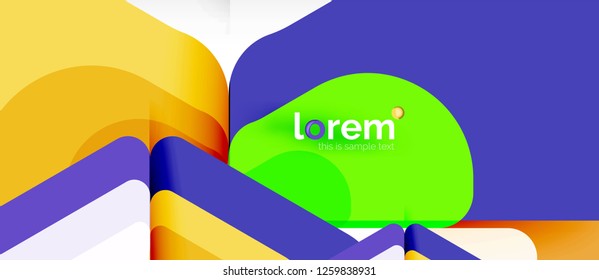 Geometric abstract background. Trendy abstract layout template for business or technology presentation or web brochure cover, wallpaper. Vector illustration