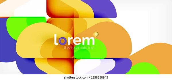 Geometric abstract background. Trendy abstract layout template for business or technology presentation or web brochure cover, wallpaper. Vector illustration