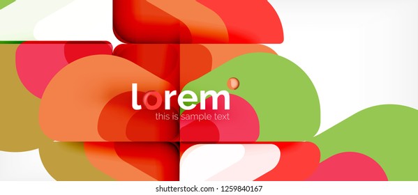 Geometric abstract background. Trendy abstract layout template for business or technology presentation or web brochure cover, wallpaper. Vector illustration