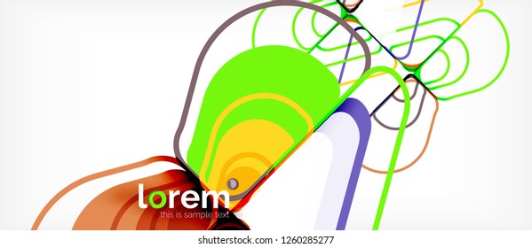 Geometric abstract background. Trendy abstract layout template for business or technology presentation or web brochure cover, wallpaper. Vector illustration