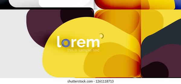 Geometric abstract background. Trendy abstract layout template for business or technology presentation or web brochure cover, wallpaper. Vector illustration