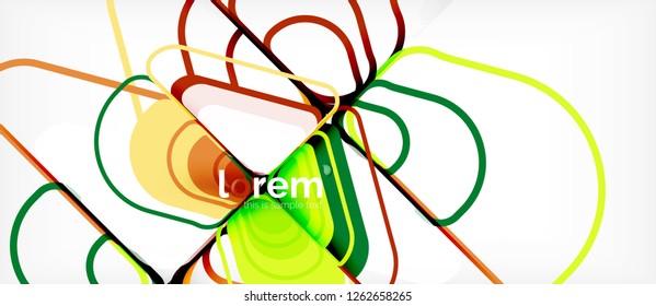 Geometric abstract background. Trendy abstract layout template for business or technology presentation or web brochure cover, wallpaper. Vector illustration