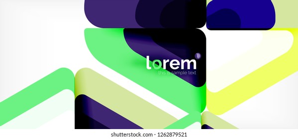 Geometric abstract background. Trendy abstract layout template for business or technology presentation or web brochure cover, wallpaper. Vector illustration