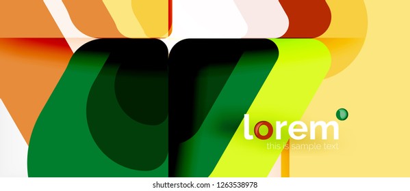 Geometric abstract background. Trendy abstract layout template for business or technology presentation or web brochure cover, wallpaper. Vector illustration
