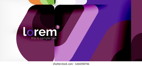 Geometric abstract background. Trendy abstract layout template for business or technology presentation or web brochure cover, wallpaper. Vector illustration