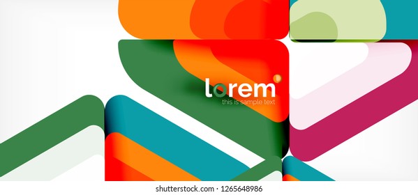 Geometric abstract background. Trendy abstract layout template for business or technology presentation or web brochure cover, wallpaper. Vector illustration