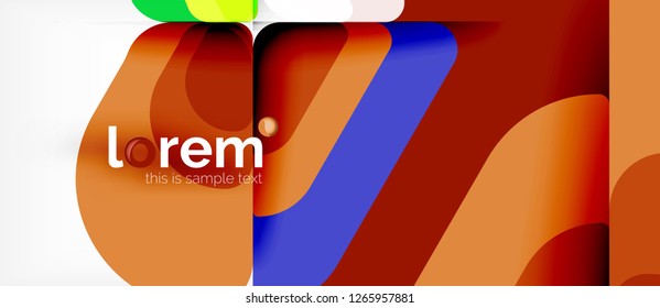 Geometric abstract background. Trendy abstract layout template for business or technology presentation or web brochure cover, wallpaper. Vector illustration