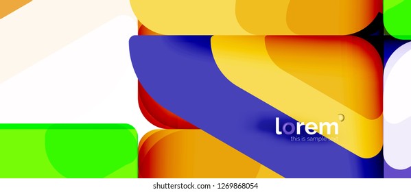 Geometric abstract background. Trendy abstract layout template for business or technology presentation or web brochure cover, wallpaper. Vector illustration