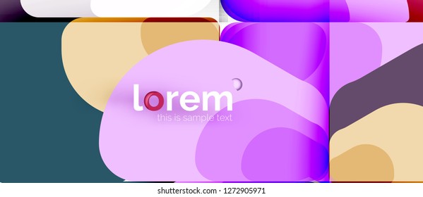 Geometric abstract background. Trendy abstract layout template for business or technology presentation or web brochure cover, wallpaper. Vector illustration