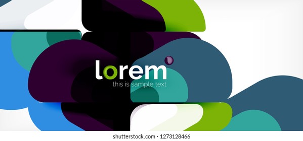 Geometric abstract background. Trendy abstract layout template for business or technology presentation or web brochure cover, wallpaper. Vector illustration