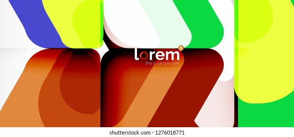 Geometric abstract background. Trendy abstract layout template for business or technology presentation or web brochure cover, wallpaper. Vector illustration
