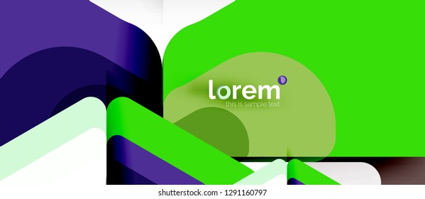 Geometric abstract background. Trendy abstract layout template for business or technology presentation or web brochure cover, wallpaper. Vector illustration