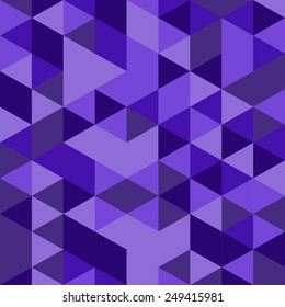 Geometric Abstract Background Triangle background in purple colors