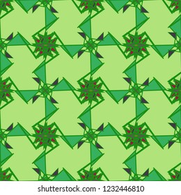 Geometric abstract background triangle seamless pattern.