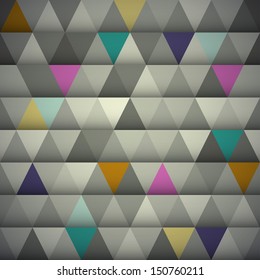 Geometric abstract background. Triangles. 