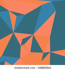 Geometric Abstract Background. Triangles. Colorful. Vector