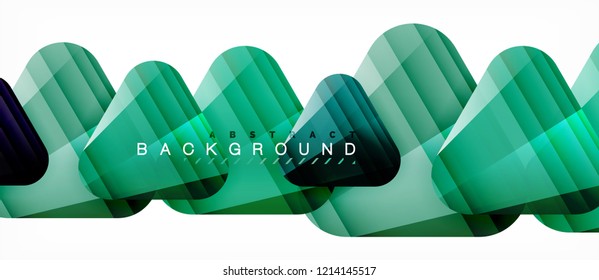 Geometric abstract background, triangles, trendy layout template for business or technology presentation or web design cover, wallpaper. Vector illustration