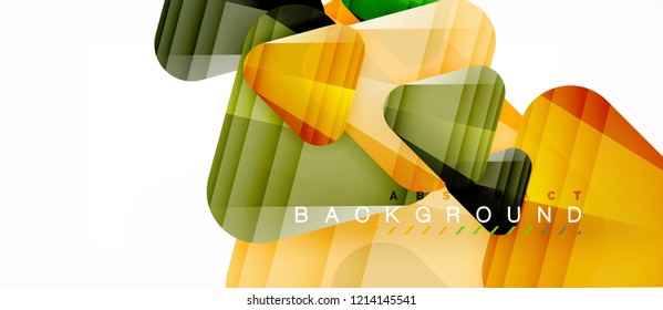 Geometrischer abstrakter Hintergrund, Dreiecke, trendige Layoutvorlage für Geschäfts- oder Technologiepräsentation oder Web-Design-Cover, Bildschirmhintergrund. Vektorgrafik