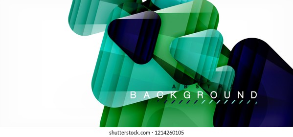 Fondo geométrico abstracto, triángulos, plantilla de diseño de moda para presentación de negocios o tecnología o cubierta de diseño web, fondo de pantalla. Ilustración del vector