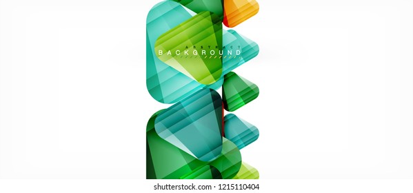 Geometric abstract background, triangles, trendy layout template for business or technology presentation or web design cover, wallpaper. Vector illustration