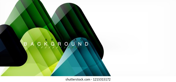 Geometric abstract background, triangles, trendy layout template for business or technology presentation or web design cover, wallpaper. Vector illustration