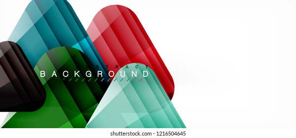 Geometric abstract background, triangles, trendy layout template for business or technology presentation or web design cover, wallpaper. Vector illustration