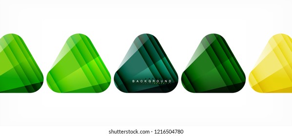 Fondo geométrico abstracto, triángulos, plantilla de diseño de moda para presentación de negocios o tecnología o cubierta de diseño web, fondo de pantalla. Ilustración del vector