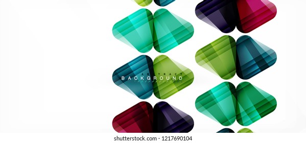 Geometric abstract background, triangles, trendy layout template for business or technology presentation or web design cover, wallpaper. Vector illustration