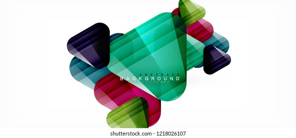 Geometric abstract background, triangles, trendy layout template for business or technology presentation or web design cover, wallpaper. Vector illustration