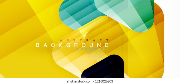 Geometric abstract background, triangles, trendy layout template for business or technology presentation or web design cover, wallpaper. Vector illustration