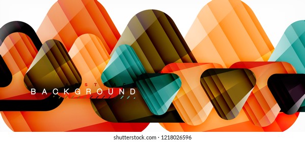 Geometric abstract background, triangles, trendy layout template for business or technology presentation or web design cover, wallpaper. Vector illustration