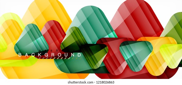 Geometric abstract background, triangles, trendy layout template for business or technology presentation or web design cover, wallpaper. Vector illustration