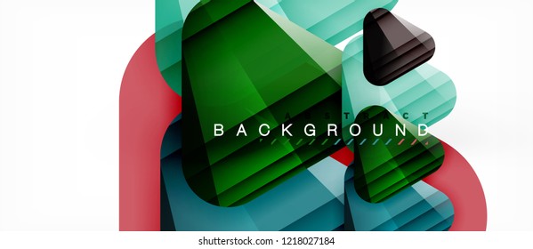 Geometric abstract background, triangles, trendy layout template for business or technology presentation or web design cover, wallpaper. Vector illustration
