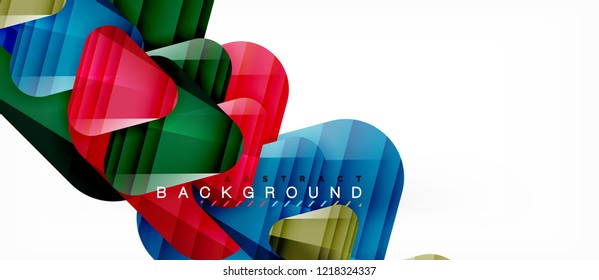 Geometric abstract background, triangles, trendy layout template for business or technology presentation or web design cover, wallpaper. Vector illustration
