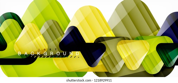 Geometric abstract background, triangles, trendy layout template for business or technology presentation or web design cover, wallpaper. Vector illustration