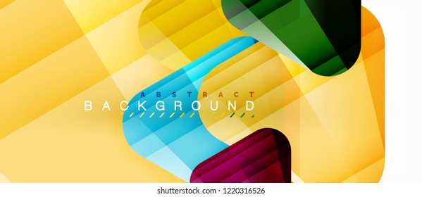 Geometric abstract background, triangles, trendy layout template for business or technology presentation or web design cover, wallpaper. Vector illustration