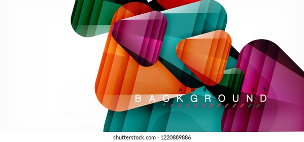 Fondo geométrico abstracto, triángulos, plantilla de diseño de moda para presentación de negocios o tecnología o cubierta de diseño web, fondo de pantalla. Ilustración del vector