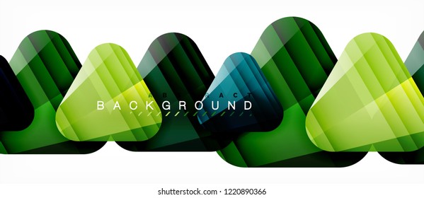 Fondo geométrico abstracto, triángulos, plantilla de diseño de moda para presentación de negocios o tecnología o cubierta de diseño web, fondo de pantalla. Ilustración del vector