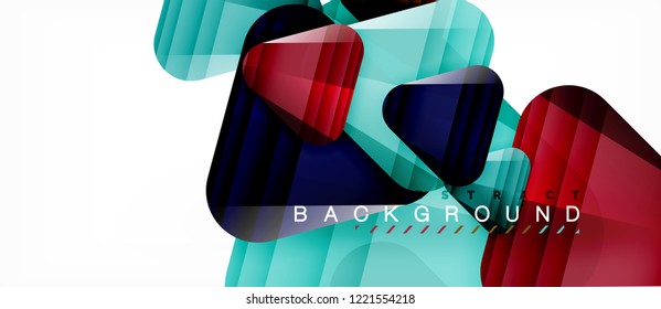 Geometric abstract background, triangles, trendy layout template for business or technology presentation or web design cover, wallpaper. Vector illustration
