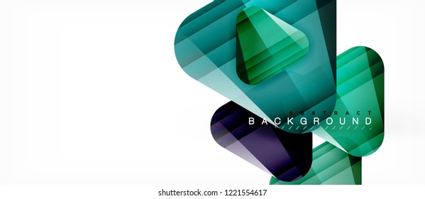 Fondo geométrico abstracto, triángulos, plantilla de diseño de moda para presentación de negocios o tecnología o cubierta de diseño web, fondo de pantalla. Ilustración del vector