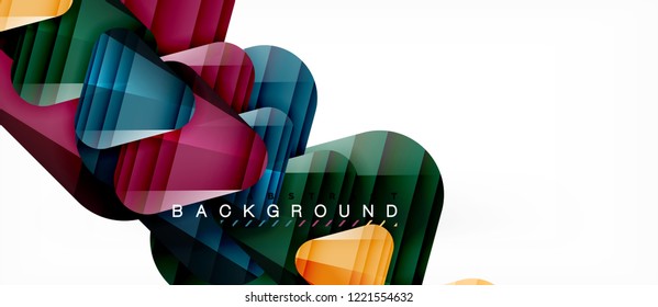 Geometric abstract background, triangles, trendy layout template for business or technology presentation or web design cover, wallpaper. Vector illustration