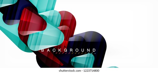 Fondo geométrico abstracto, triángulos, plantilla de diseño de moda para presentación de negocios o tecnología o cubierta de diseño web, fondo de pantalla. Ilustración del vector