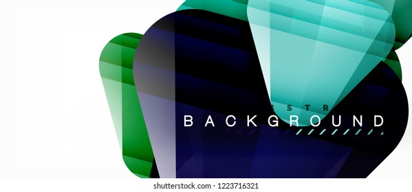 Geometric abstract background, triangles, trendy layout template for business or technology presentation or web design cover, wallpaper. Vector illustration