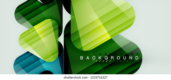 Geometric abstract background, triangles, trendy layout template for business or technology presentation or web design cover, wallpaper. Vector illustration