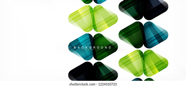 Geometric abstract background, triangles, trendy layout template for business or technology presentation or web design cover, wallpaper. Vector illustration
