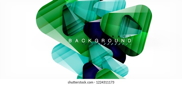 Geometric abstract background, triangles, trendy layout template for business or technology presentation or web design cover, wallpaper. Vector illustration