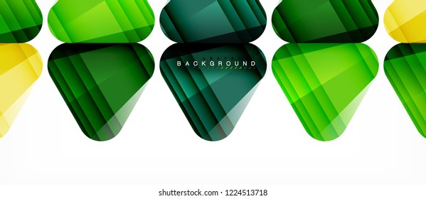 Geometric abstract background, triangles, trendy layout template for business or technology presentation or web design cover, wallpaper. Vector illustration