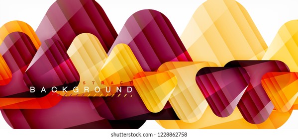 Geometric abstract background, triangles, trendy layout template for business or technology presentation or web design cover, wallpaper. Vector illustration