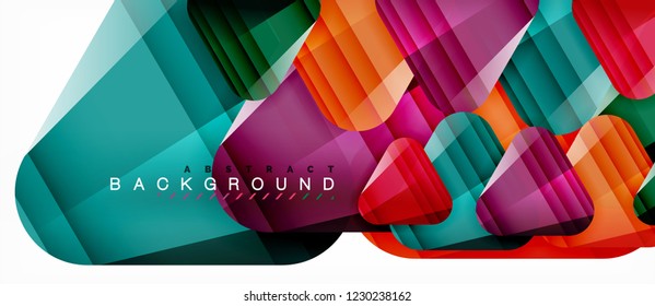 Geometric abstract background, triangles, trendy layout template for business or technology presentation or web design cover, wallpaper. Vector illustration