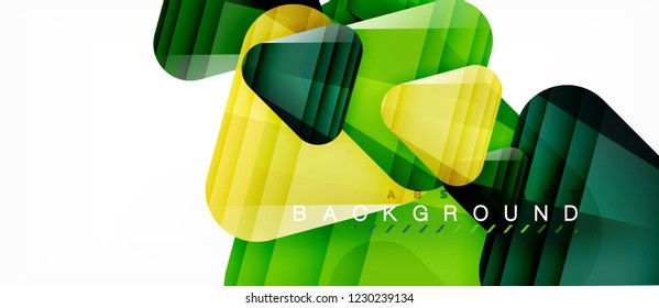 Geometric abstract background, triangles, trendy layout template for business or technology presentation or web design cover, wallpaper. Vector illustration